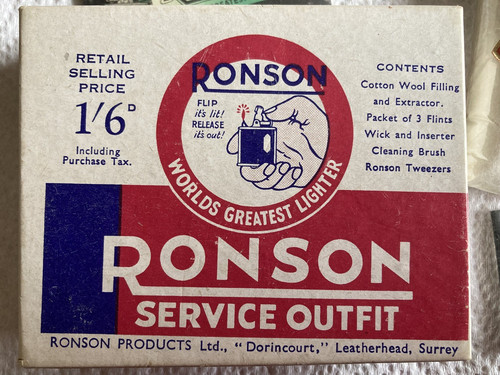 Vintage ronson service outfit - vintage,