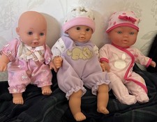 Baby Doll Bundle Corolle Sleepy Eyes soft bodied  + 2 more used clean gorgeous  