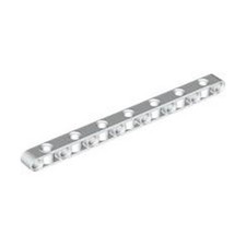 Lego technic bricks - 10x, white