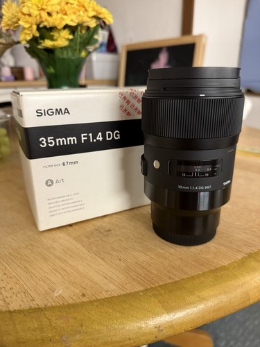 Sony sigma 35mm - f/1.4, art