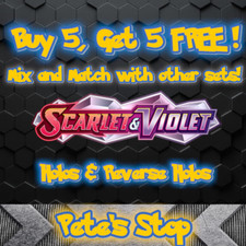 Pokemon Cards Scarlet & Violet - Holos & Reverse Holo  - BUY 5 GET 5 FREE - TCG