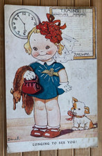 Raphael Tuck girl waiting a