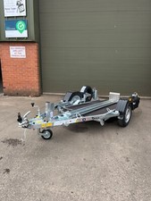 Debon Single Bike Motorcycle Trailer Moto1 Tiltbed Easy Loading ✅ Motorbike