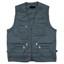Mens Multi Pocket Utility Vest