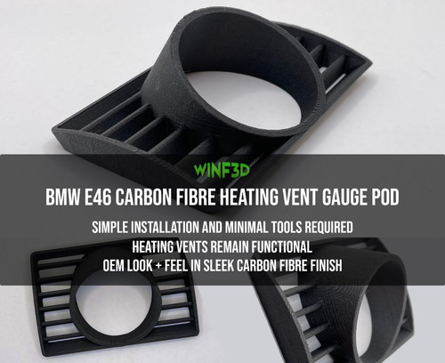 Bmw e46 air vent gauge - bmw,