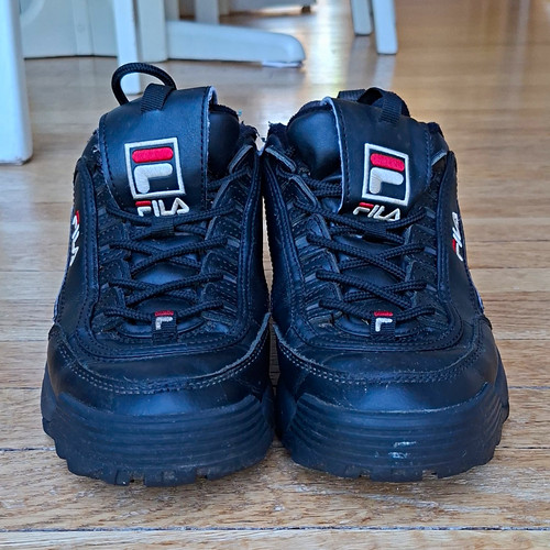 Fila disruptor black lace - disruptor, up