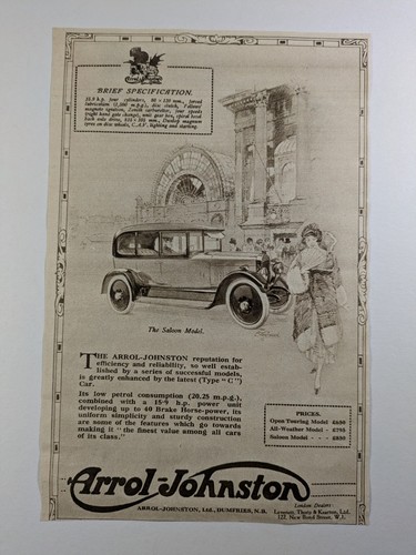 1922 arrol johnston - 1922,