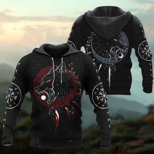 Viking wolf vegvisir fenrir - vegvisir,