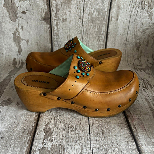 Bronx y2k tan leather - tan, platform