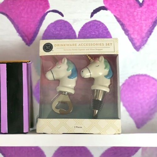 Unicorn wine bottle stopper - unicorn,