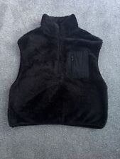 H&M Faux Fur Black Gilet / Vest  Size S