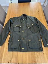 Mens Barbour Nylon A7 Bright Brass International Jacket, Green, Size Medium
