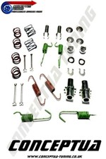 Rear handbrake shoe fitting - rear,