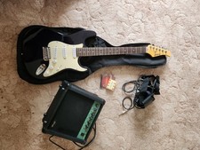 shine electric guitar and amp