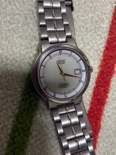 Seiko solar titanium - seiko,