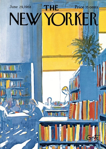 Vintage library poster - vintage,