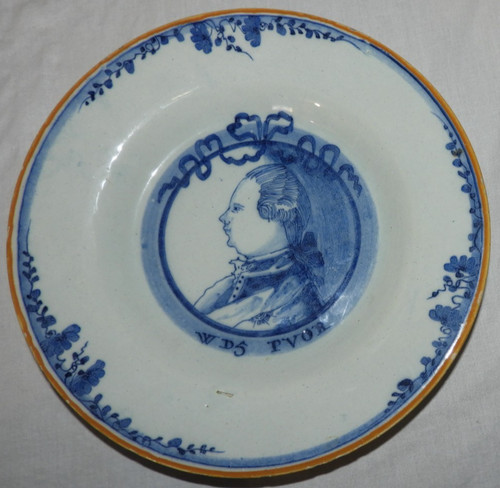 Delft plate late 18th - , century