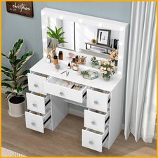 White dressing table vanity - dressing,