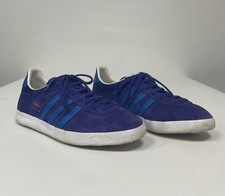 Men's Adidas Original Gazelles Purple And Blue Low Top Trainers Size UK 7 RARE