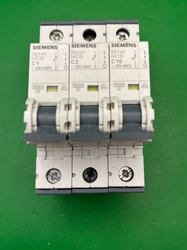 Siemens 5sy41 mcb - 1a, 2a