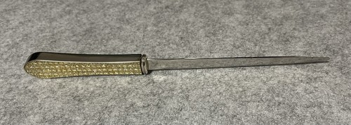 Silver letter opener - letter,