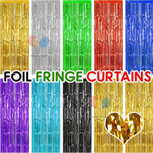 Foil fringe tinsel shimmer - 2m,