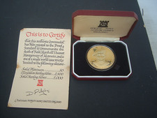 Pobjoy Mint.  1976 22ct Gold on Silver (.925) Crown Medal - Viscount Montgomery