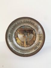 Victorian Brass Aneroid Wall Barometer - Dubois & Casse 1860s