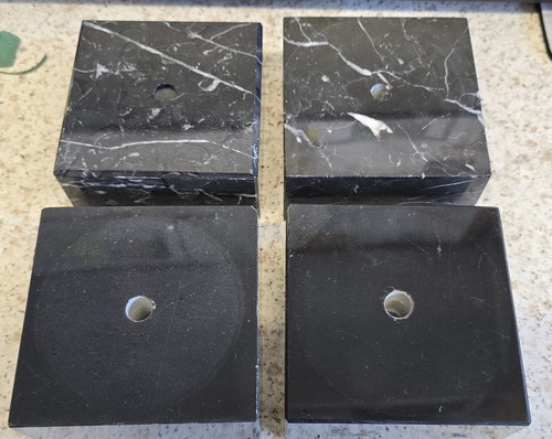 Square marble trophy - trophy, bases