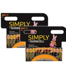24x Duracell AAA Long Lasting