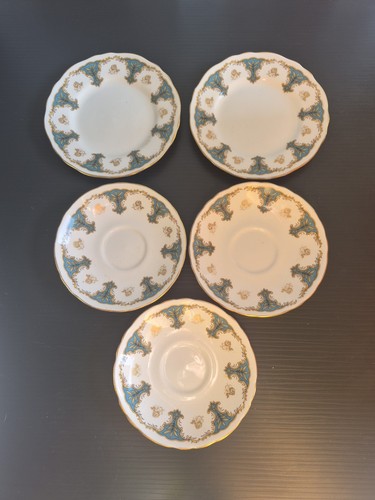 Crown bone china plates - bone,