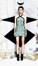 Sass & Bide Dress Size AU 8 US 4 The Scenario Mini Short Sequin Beaded