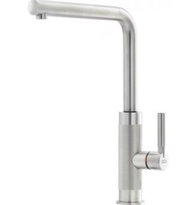 Franke Tessuto L Swivel Side Lever Kitchen Tap Decor Steel Finish Brand New 
