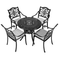 Black  Bistro Set Cast