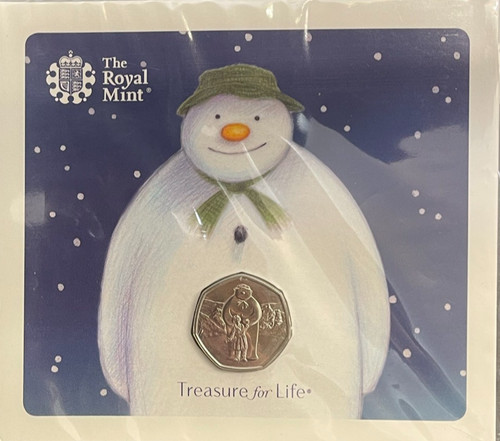 2019 50p snowman fifty - 50p-,