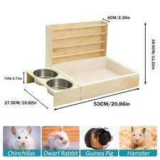 Bunny Hay Manger with Litter