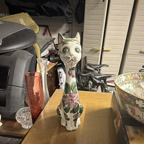 Vintage mancioli cat figurine - cat,
