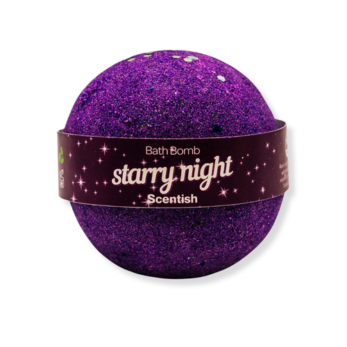 Bath bomb fizzer - bath, starry