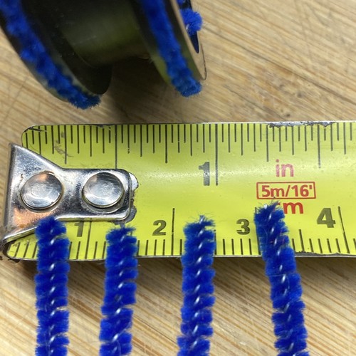 4of 25cm lengths blue - ,