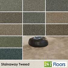 Stainaway Tweed Carpet, Hessian Backed, Stain Resistant Twist Pile, Flecked Look
