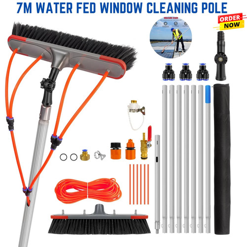 Water fed window cleaning - window,