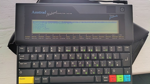 Amstrad nc100 notepad computer - amstrad,