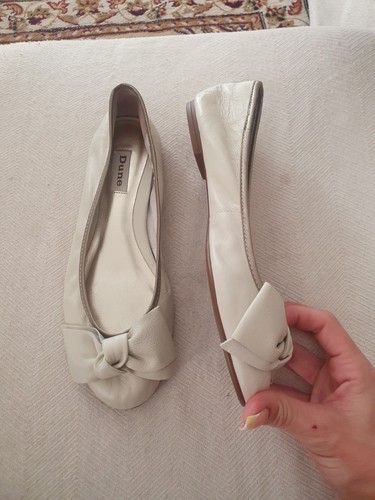 Dune london cream leather - london,