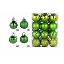 24PCS Christmas Tree Xmas Balls Decor Baubles Birthday Party Wedding Ornament UK