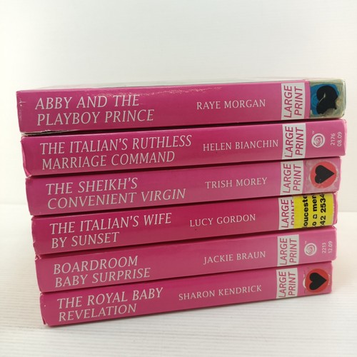 Mills boon large - 6x, &
