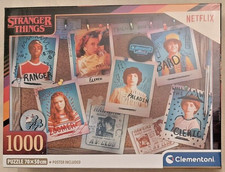 Clementoni Netflix Stranger Things  1000 Piece Jigsaw Puzzle New & Sealed 39860