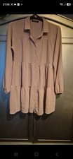 Boohoo Pink Dress Size 16