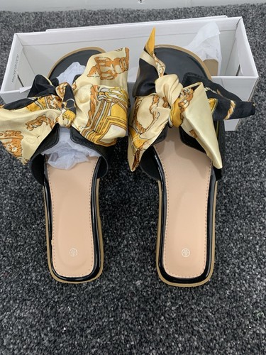 Sandal fabric bow 6 - uk,