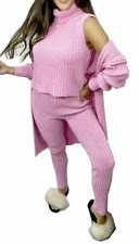 Womens 3 Piece SUIT Roll Neck