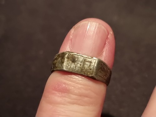 Roman silver ring 4th century - roman,